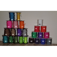 ONTWERP UW EIGEN MINI 6 STRAND WIDE ROUND BRAID LANDEN SLEUTELHANGER